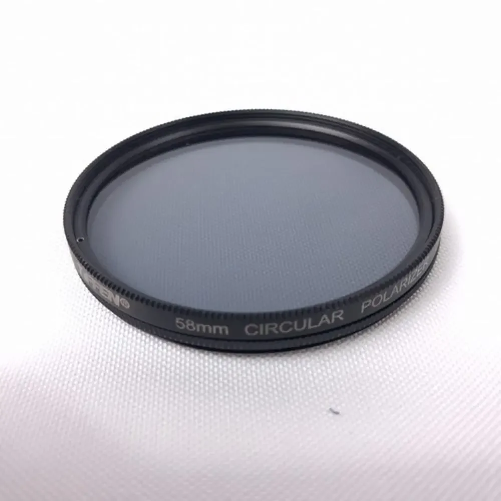 Tiffen 58mm Circular Polarizer CPL Camera Lens Filter USA Photography